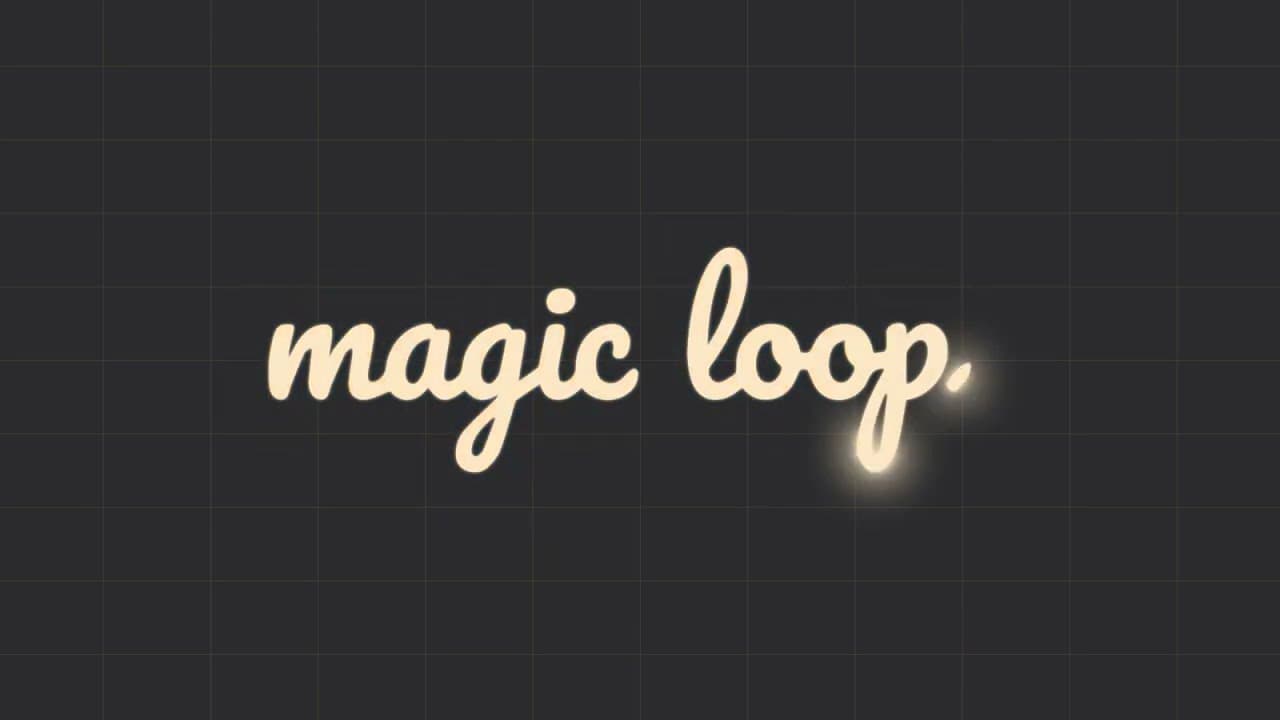 Haz clic para reproducir el video de introducción a Magic Loops