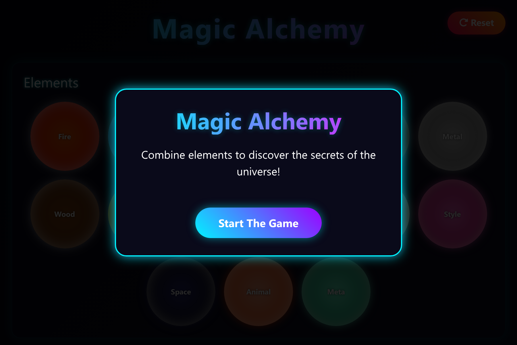 Screenshot of Magic Alchemy